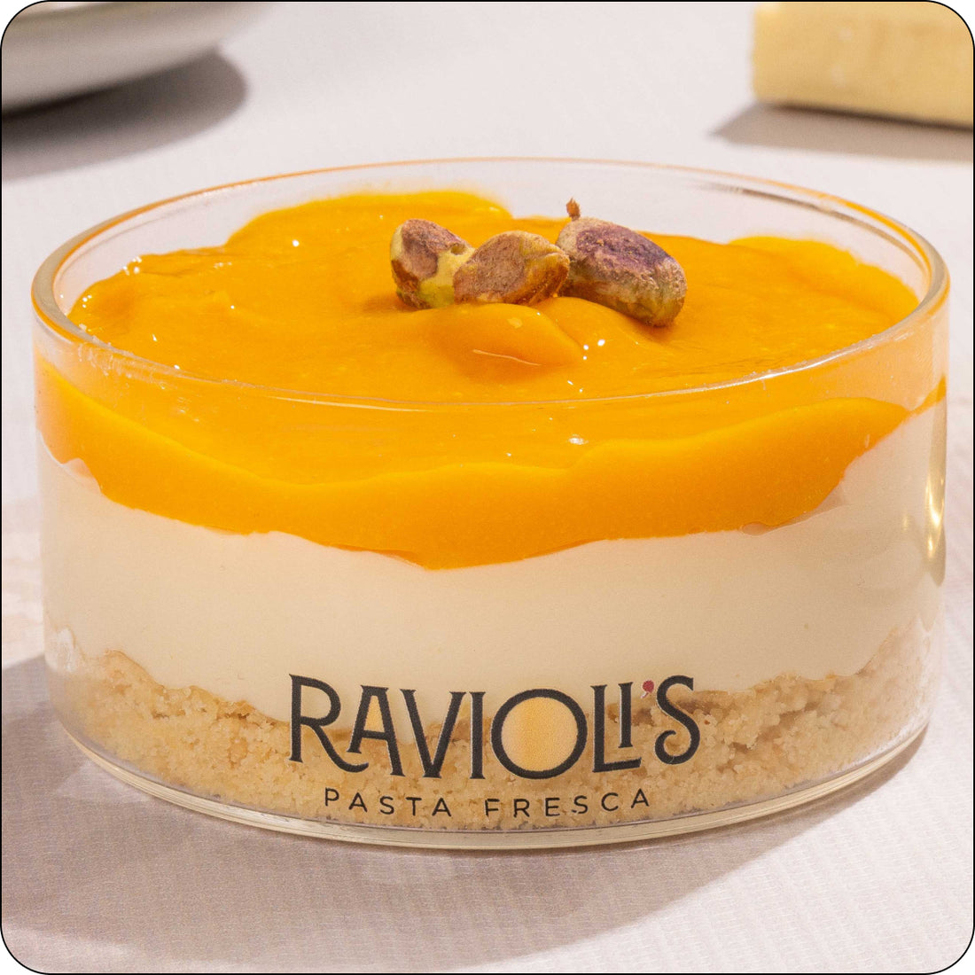 MANGO & WHITE CHOCOLATE CHEESECAKE